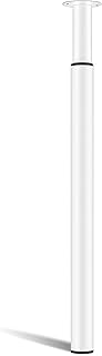 Adjustable Metal Table Leg, Desk Legs 28-43 inch, 1 Pc Folding Office Table Legs Kitchen Furniture Worktop Support Legs White