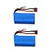 RFGTYH Batteria Lipo 7.4V 3000mAh 2S, per Wltoys 144001 A959-B A969-B A979-B K929-B 12428 12423 10428 Batteria Q39 per Parti di Giocattoli per Auto RC 2PCSBattery