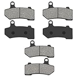 Anoety Front & Rear Brake pads replacement for HARLEY Road Glide 2008-2021/Street Glide 2008-2022/Road King 2008-2021/Ultra Classic Electra Glide 2008-2021