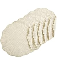 HOMBYS Quilted Placemats Set of 4 for Kitchen Table - OEKO-TEX STANDARD 100
| Hombys Washable Rectangular Placemats 100 41VipXUSOJL. AC SR200,225