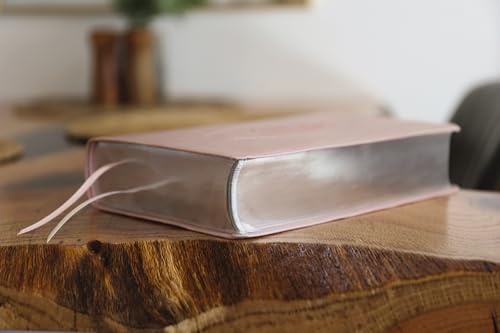 Image of NIV, Spiritual Habits Bible, Leathersoft, Pink, Red Letter, Comfort Print: Learn to Live a Gospel-Centered Life