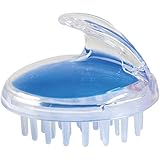 IdéalDog Brosse Massante Picots en Silicone pour Chien Bleu 1 Unité