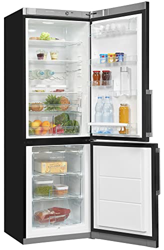 Exquisit-Frigorifico-combi-KGC35-H-280E-negro-292-litros-de-volumen-Negro-185×60