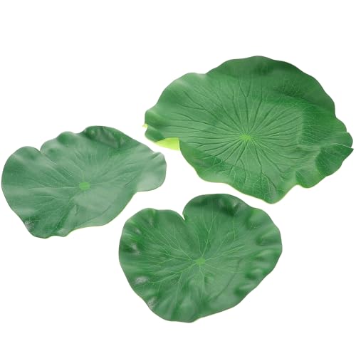 Set de table feuilles de lotus en plastique résistant antitache x3 - 2