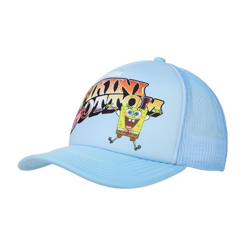 Spongebob Squarepants Bikini Bottom Blue Trucker Hat