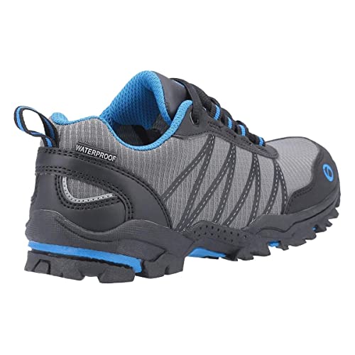 Cotswold Childrens/Kids Little Dean Lace Up Hiking Waterproof Sneaker (4 Big Kid) (Blue/Gray)4