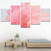 SIGNWIN 5 Panel Canvas Wall Art Modern Art 3D Abstract Abstract Brushstroke Contemporary Digital Art Fun Multicolor for Home Decorations Ready to Hang - 60