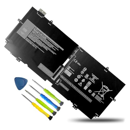 Image of 51Wh 52TWH Laptop Battery Replacement for Dell XPS 13 7390 2-in-1 Series Notebook P103G P103G001 P103G002 MM6M8 0MM6M8 XX3T7 0XX3T7 7.6V 4-Cell