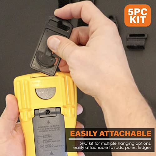 Multimeter Hanging Kit For Fluke Meters | 2 Straps, 2 Clips And Magnetic Hanger (Fluke Meters) #TOP2