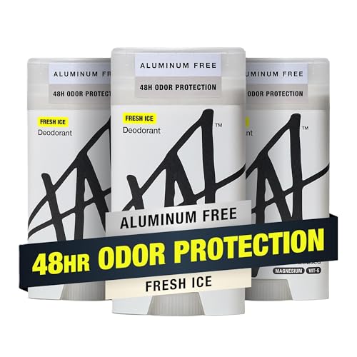 Image of W by Jake Paul Aluminum-Free Deodorant, Odor Blocking, Vitamin-Infused Deodorant for Men - Fresh Ice 2.6 oz (Pack of 3)