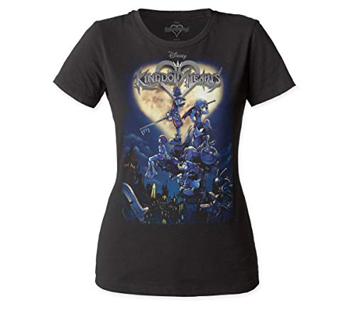 Impact Merchandising Kingdom Hearts Cover Juniors Crew (Medium) Black