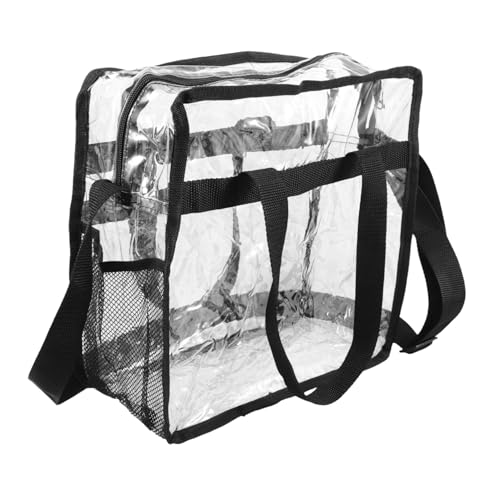 PACKOVE Sac Transparent Pour Femme Grand Sac De Rangement Bandoulière Réglable Pour Voyages Et Quotidien