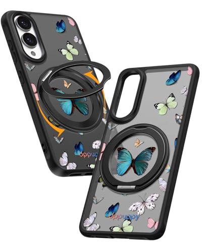 Coque Samsung Galaxy S25 Edge douce au toucher au design papillon