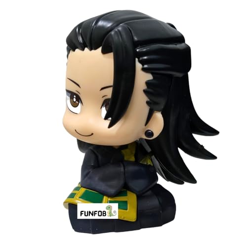 Image of FUNFOB Jujutsu Kaisen Suguro Geto Action Figure Height -11cm Collectible Anime Figures PVC Multicolour | Suguro Geto Look up