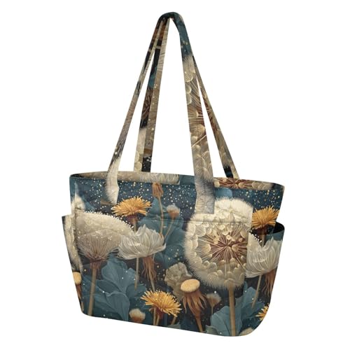 Bolso Tote para Mujer con Estampado Floral y Gran Capacidad miniatura 4