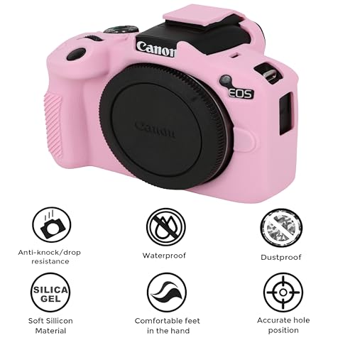 Funda protectora de silicona para cámara R50 rosa miniatura 3