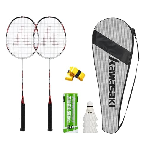 Badmintonschläger Set von Kawasaki für Freizeit und Wettkampf