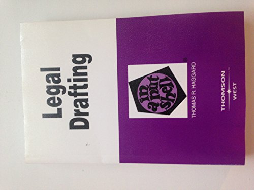 Legal Drafting in a Nutshell (Nutshell Series)