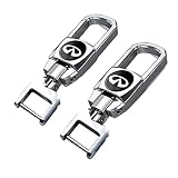 Metal Car Keychains Replacement With Logo fit Infiniti G35 G37 Q50L QX50 Q50 QX56 Q60 QX60 QX70 Q70L