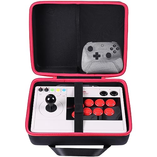 co2CREA Hard Portable Travel Protective Case for 8Bitdo Arcade Stick for Nintendo Switch & Windows 10, Xbox Series & PC, Bag Only