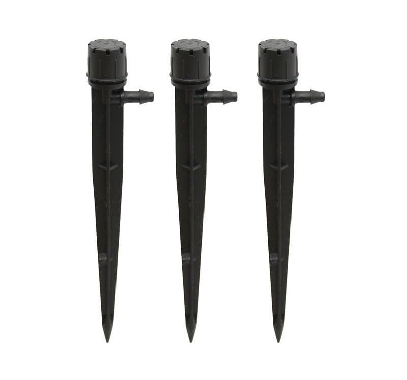 Irrigazione da giardino Irrigazione a goccia Gocciolatore regolabile Irrigazione ugello con O-ring for irrigazione di piante in serra 200 pezzi
