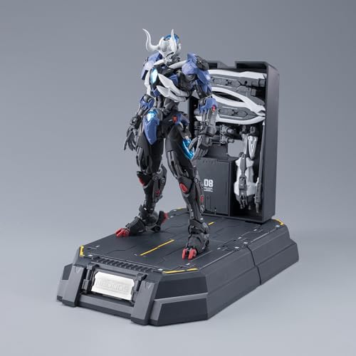 Image of Pipigirl Genuine License Plastic Model Action Figures Kits, Flame Soul Emperor of Flame, 8.66in Mecha Model, 1:100 Collectible Easy to Assemble Action Figures
