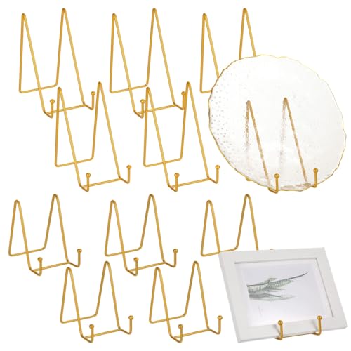 Lot de 12 supports de livres triangulaires pour organiser vos albums et photos