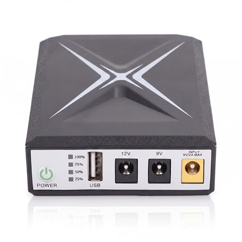 Luqeeg 10400mAh Mini UPS Battery Backup