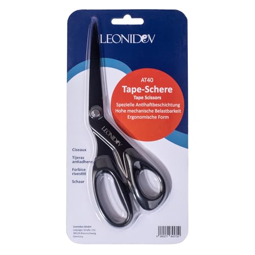 Leonidov Tape Schere & Verbandschere - beschichtet 21 cm - Pflasterschere & Verbandsschere - Tapeschere für Pflaster