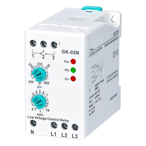 Relais de protection GK-02N analogique basse tension triphasé 380V avec neutre