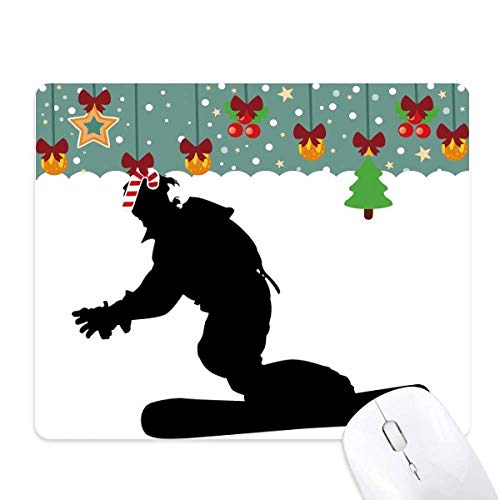 Tapis de souris de jeu de ski cadeau de Noël idéal pour passionnés