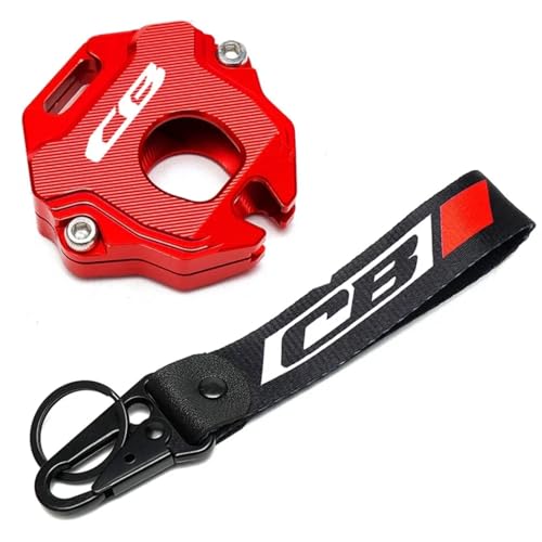 [DOMOPAY] For CB650R CBR650R CB 500 F X CB125R CB300R CBR600RR CB1100 CB1000R CBR1000RR �ɓK���Ă��܂� �̃o�C�N�̃L�[�J�o�[�L�[�����O�B (�ԁi�X�^�C��A�j) [���s�A