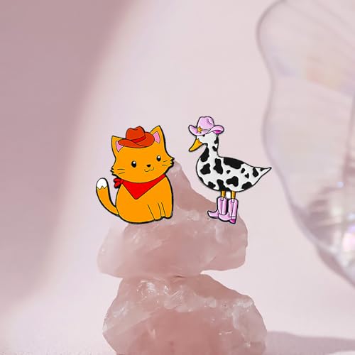 Image of Cute Enamel Pins Cartoon Lapel Pin Brooch Badge for Backpack Jackets Funny Tiger Pins for Gift Anime Enamel Pin for Clothing Hat Decoration