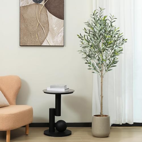 Bludrfnly Olivenbaum Künstlich 150cm - Kunstpflanzen Groß, Künstliche Pflanzen Deko, Kunstpflanze Olivenbaum im Topf für Zuhause, Wohnzimmer, Flur, Schlafzimmer, Büro, Einkaufszentrum