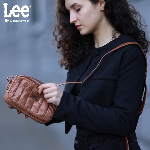 Montana West x Lee Puffer Crossbody Bags for Women Small Quilted Lightweight Water-resistant Purse with Adjustable Strap2