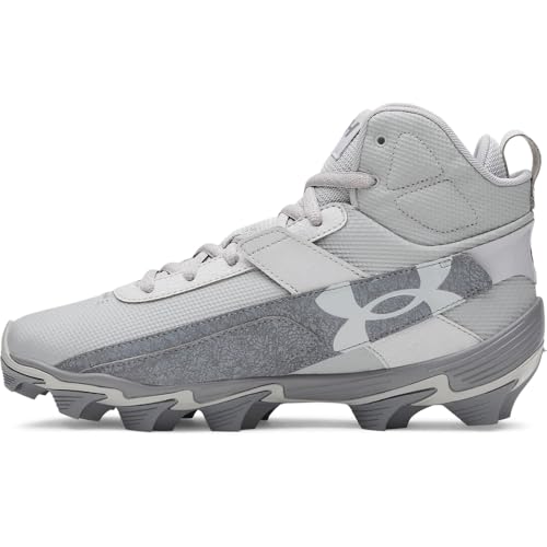 Under Armour Mens Harper 10 RM Baseball Cleats (076) Baseball Gray/Titan Gray/Baseball Gray 12 US