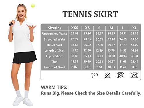 Tennis Skirt Womens Athletic Skort Y2K Mini Skirt Womens Pleated Skirt Girls Skater Skirt Golf Skorts Skirts For Women Black Skirt #TOP5