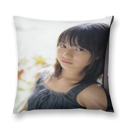 戸田 恵梨香 32 スローピローケース 収縮防止 クッションカバー 毛玉防止 ぬいぐるみ枕カバー 18 "x18 "