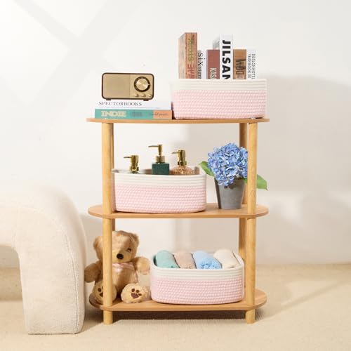 image for MiniArk Small Storage Baskets for Organizing | Closet Organizer Bins |