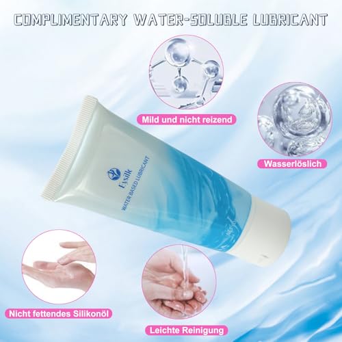 Klistier-Dusche Anti-Rückfluss, Loch Irrigator, wiederverwendbare Unisex Klistier-Dusche Vaginal-Reinigung Kit (mit Gleitmittel)