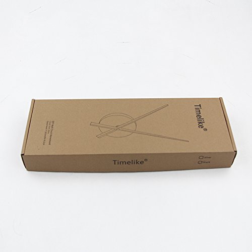 Timelike 3D Clock Hands, Diy Large Clock Hands Needles Wall Clocks 3D Home Art Decor Quartz Clock Mechanism Accessories (Silver) #TOP5
