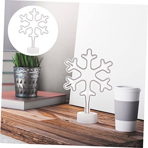 Fête sans lumières LED de flocon de neige décorative pour bureau enfant
