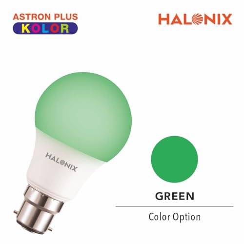 Image of Halonix LED BULB ASTRON PLUS 9W B22 GREEN PACK2