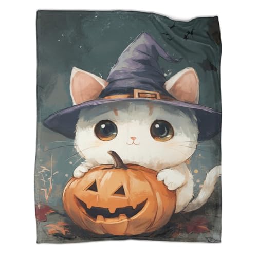 Couverture peluche Halloween cadeau cocooning pour proche - 2