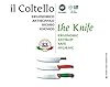 Sanelli Premana Professional Confezione Coltelli macellaio, Acciaio Inossidabile, Verde / Rosso, 39 x 13 x 3 cm, 2 Unità