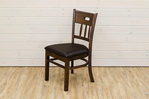 KALMIA　ダイニングチェア　2脚セット　ダークブラウン Amazon｜KALMIA ダイニングチェア(2脚入り) ダークブラウン VTM-500DBR