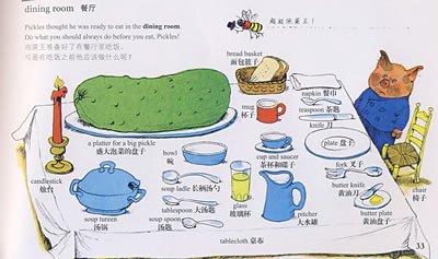 Richard Scarry's Best Picture Dictionary Ever B004FEP29G Book Cover