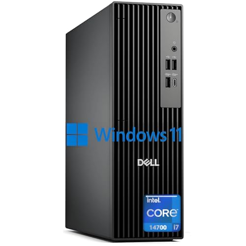 Image of Dell Pro Slim QCS1250 Business Desktop, New OptiPlex Version, Ultra-Quiet Design, Dual 4K Monitor Support, USB-C, Windows 11 (Intel i7-14700, 64GB RAM | 4TB SSD)