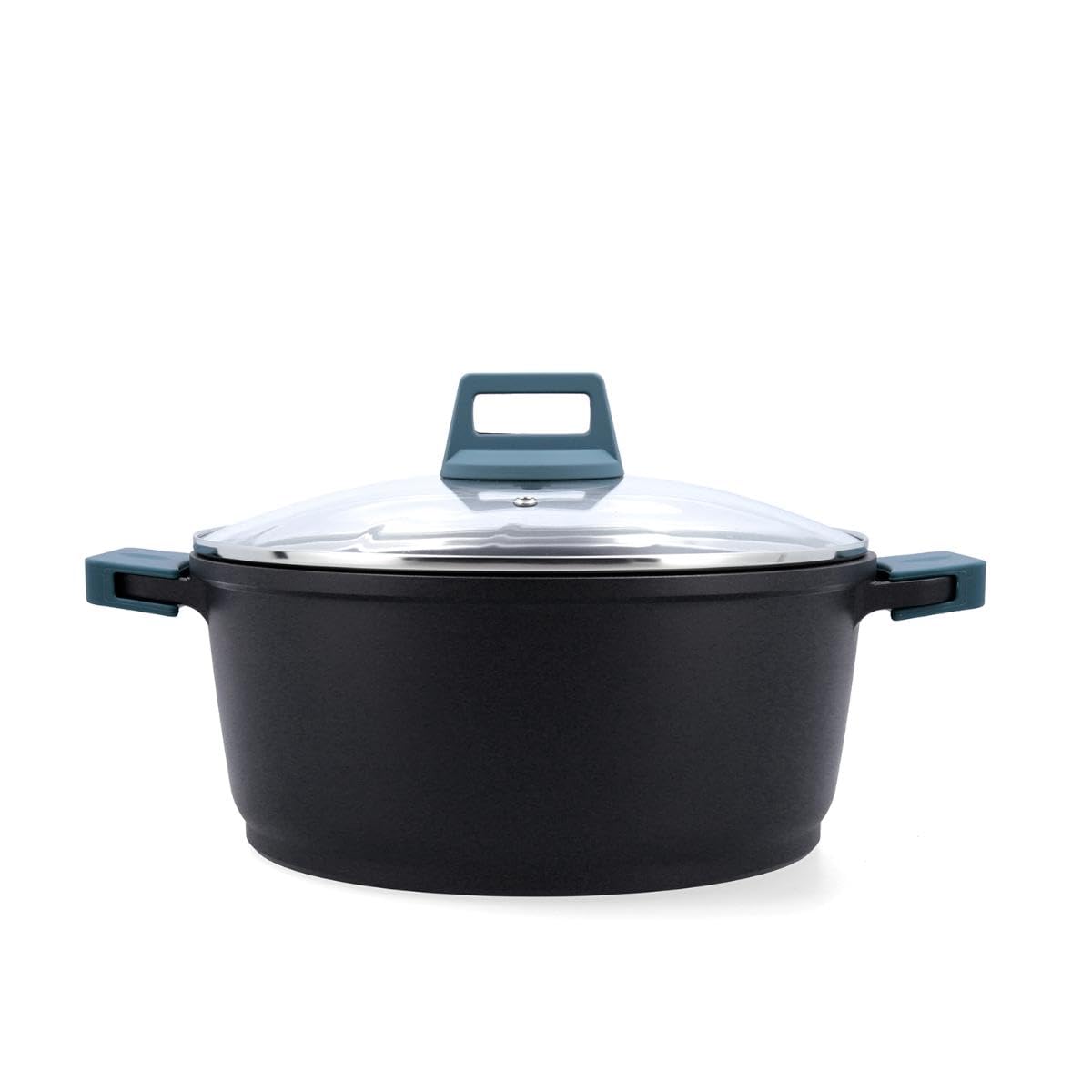 Quid Comfort Casserole Cast Aluminium 28 cm – 6.6 litres Aluminium Suitable for Ceramic Hob Suitable for Induction 2 Layers Non-Stick