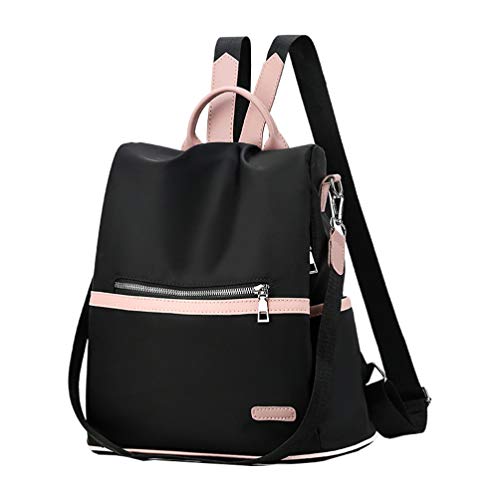 Mochila feminina FENICAL anti-roubo preta casual mini mochila feminina (Preta)